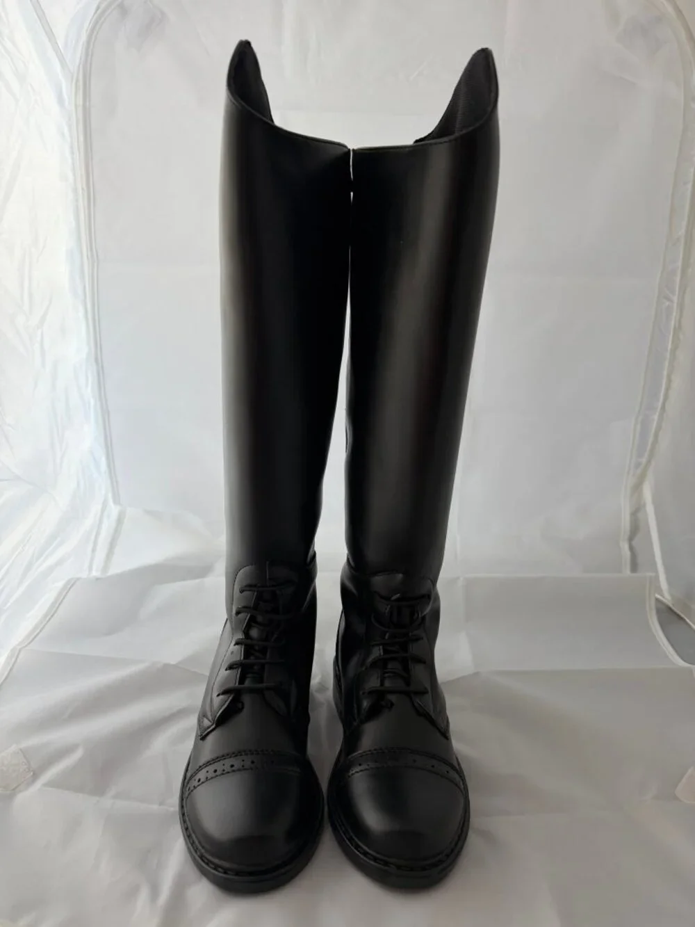 TuffRider  Children's Starter Zip Field Tall Boots, Black   Kid Size 1  NIB